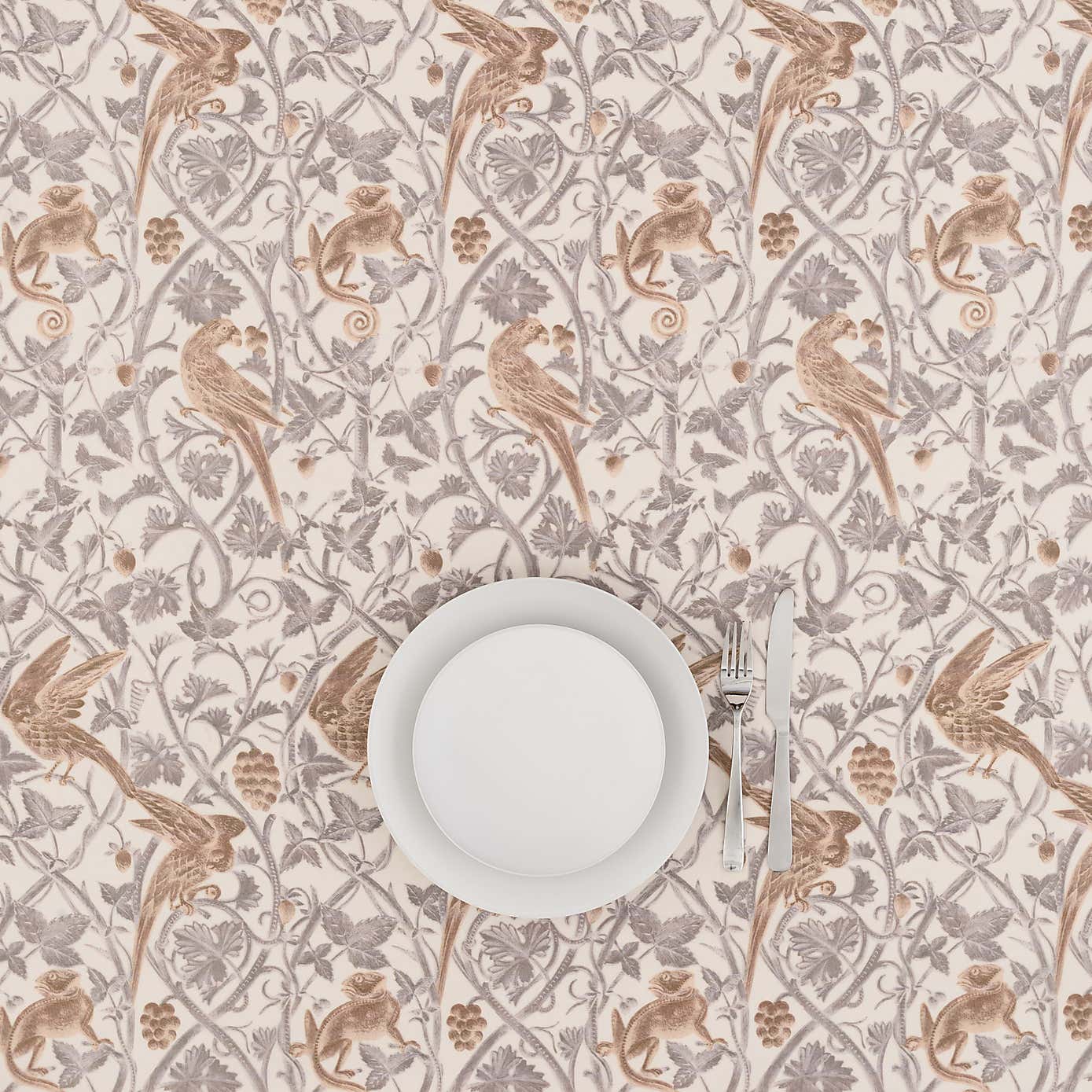 By the Metre Romanesque Natural PVC