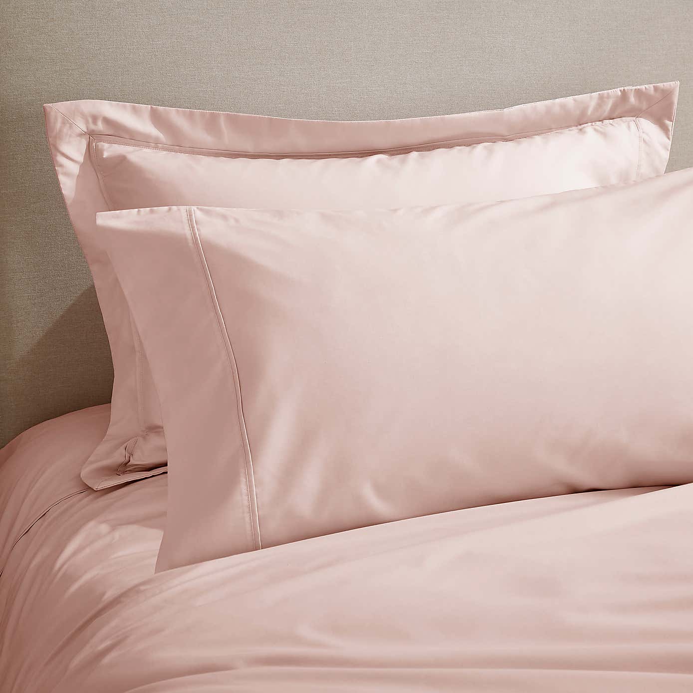 Dorma Crisp & Fresh 400 Thread Count Cotton Percale Kingsize Standard Pillowcase