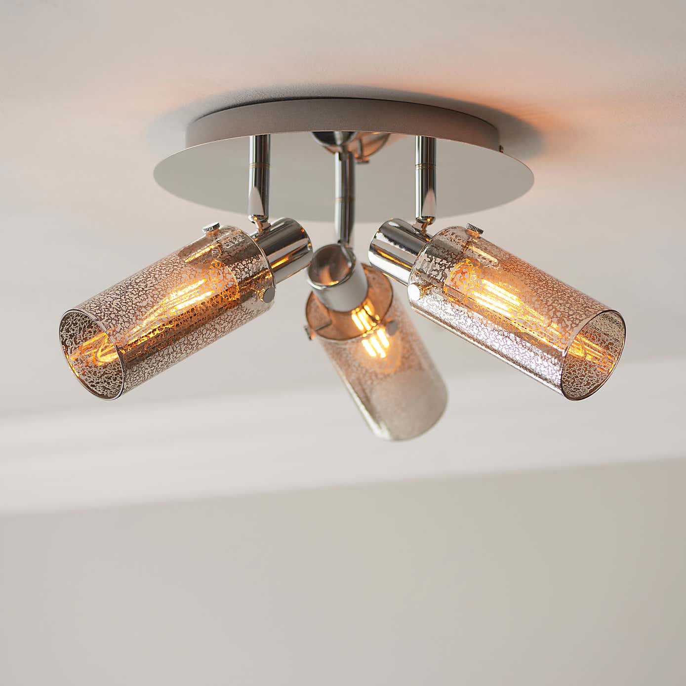 Lava Industrial 3 Light Adjustable Spotlight