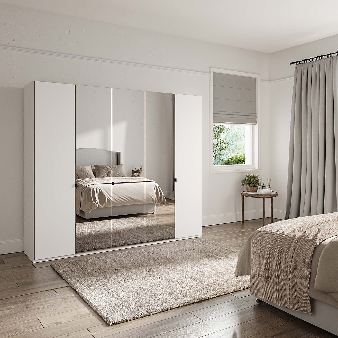 Wiemann Kahla 5 Door Mirrored Wardrobe