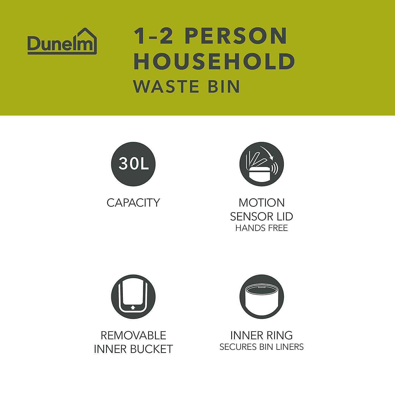 Rectangle 30L Sensor Bin