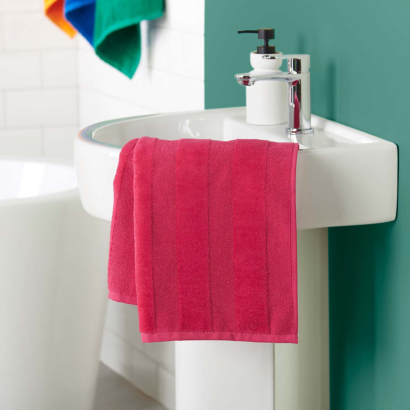 Elements Stripe Cotton Towel