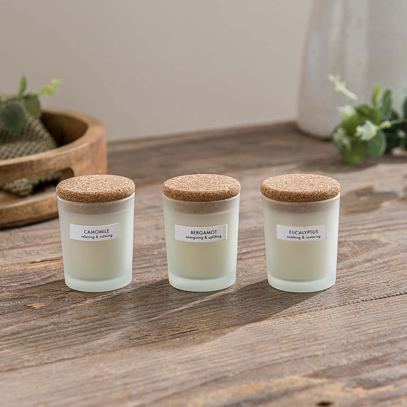 Bergamot, Eucalyptus & Camomile Candle Gift Set