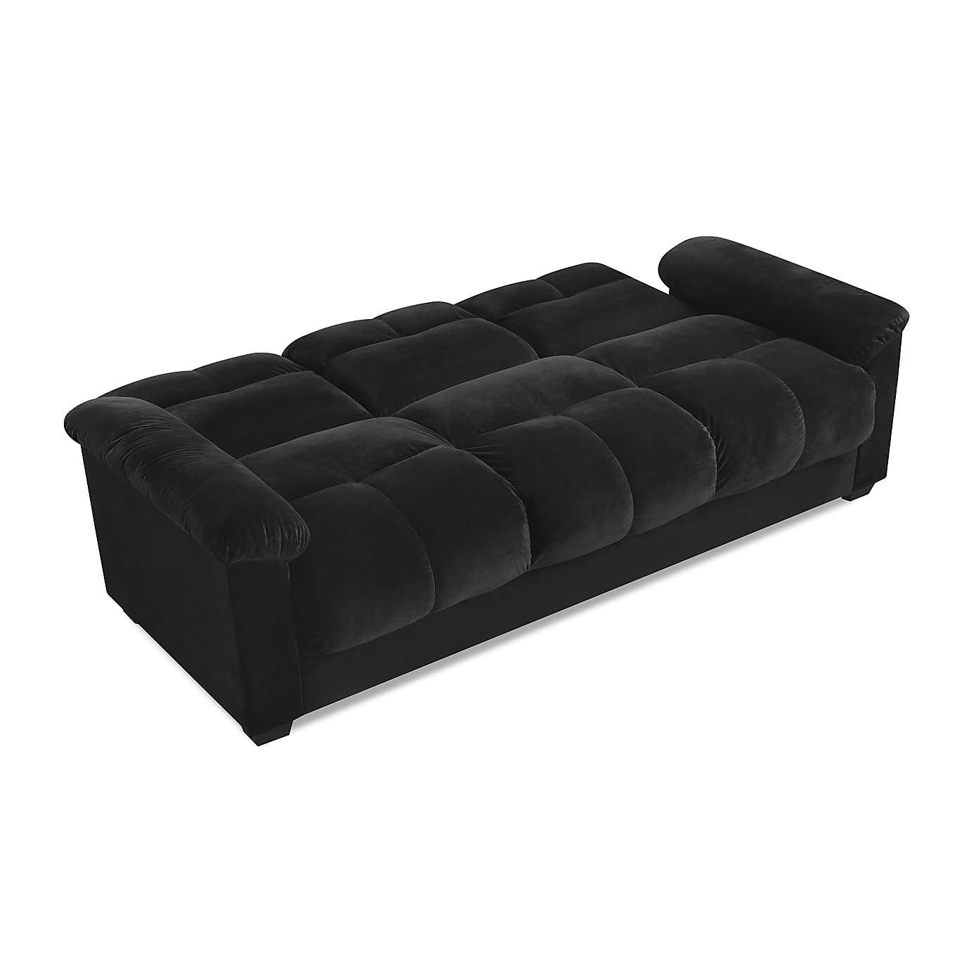 Margo Velvet with Storage Double Sofa Bed