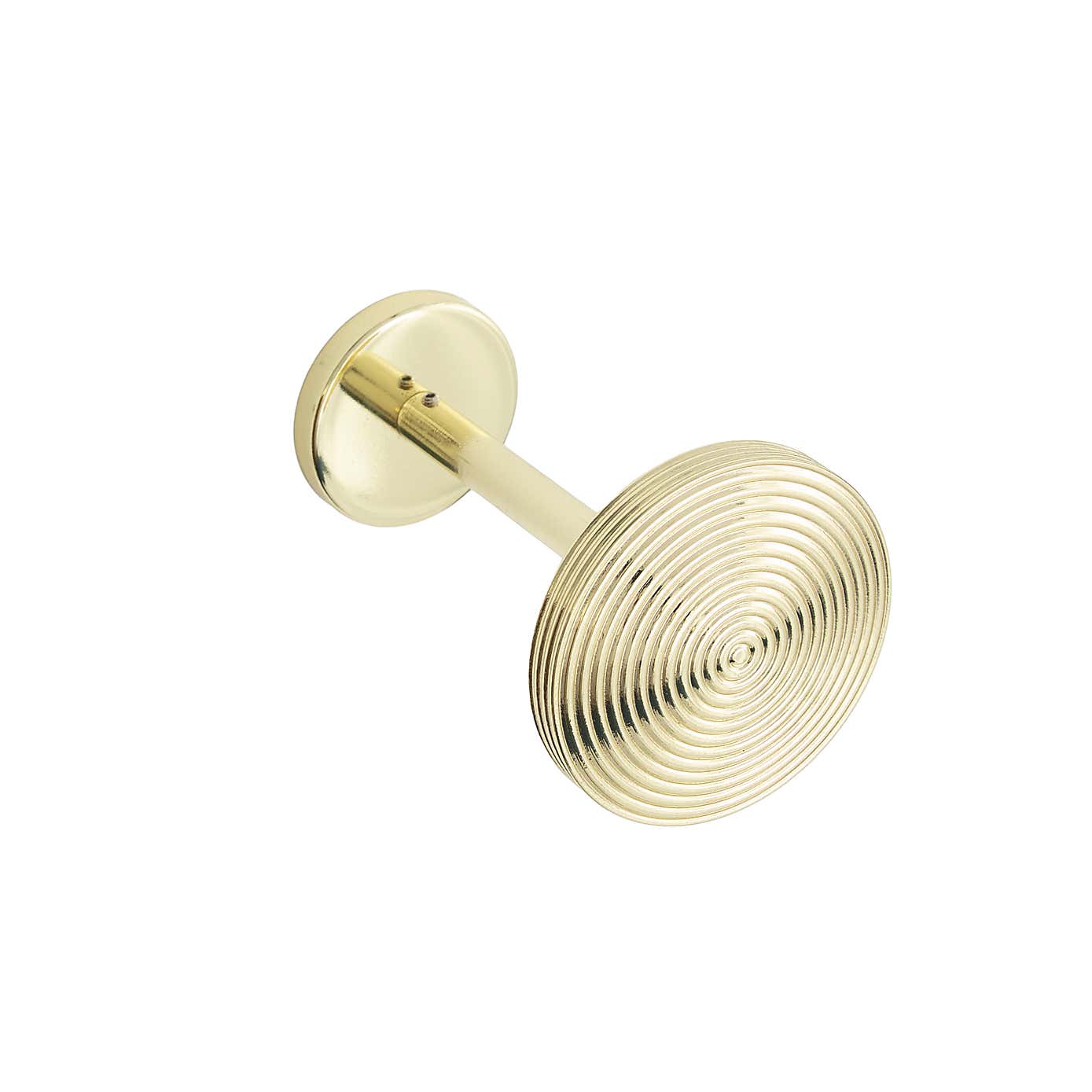 Ribbed Metal Curtain Holdbacks