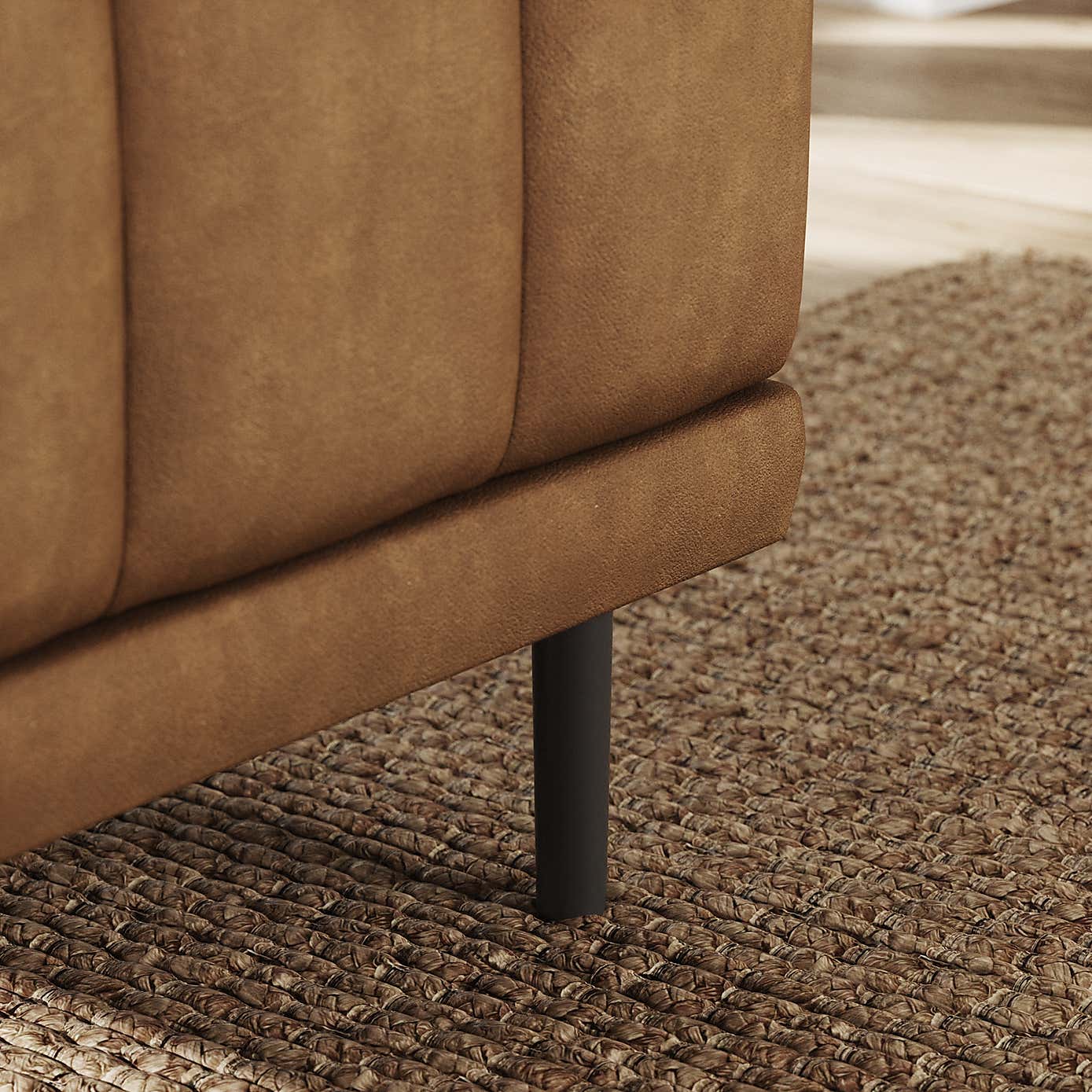 Amali Small Dining Bench, Faux Leather