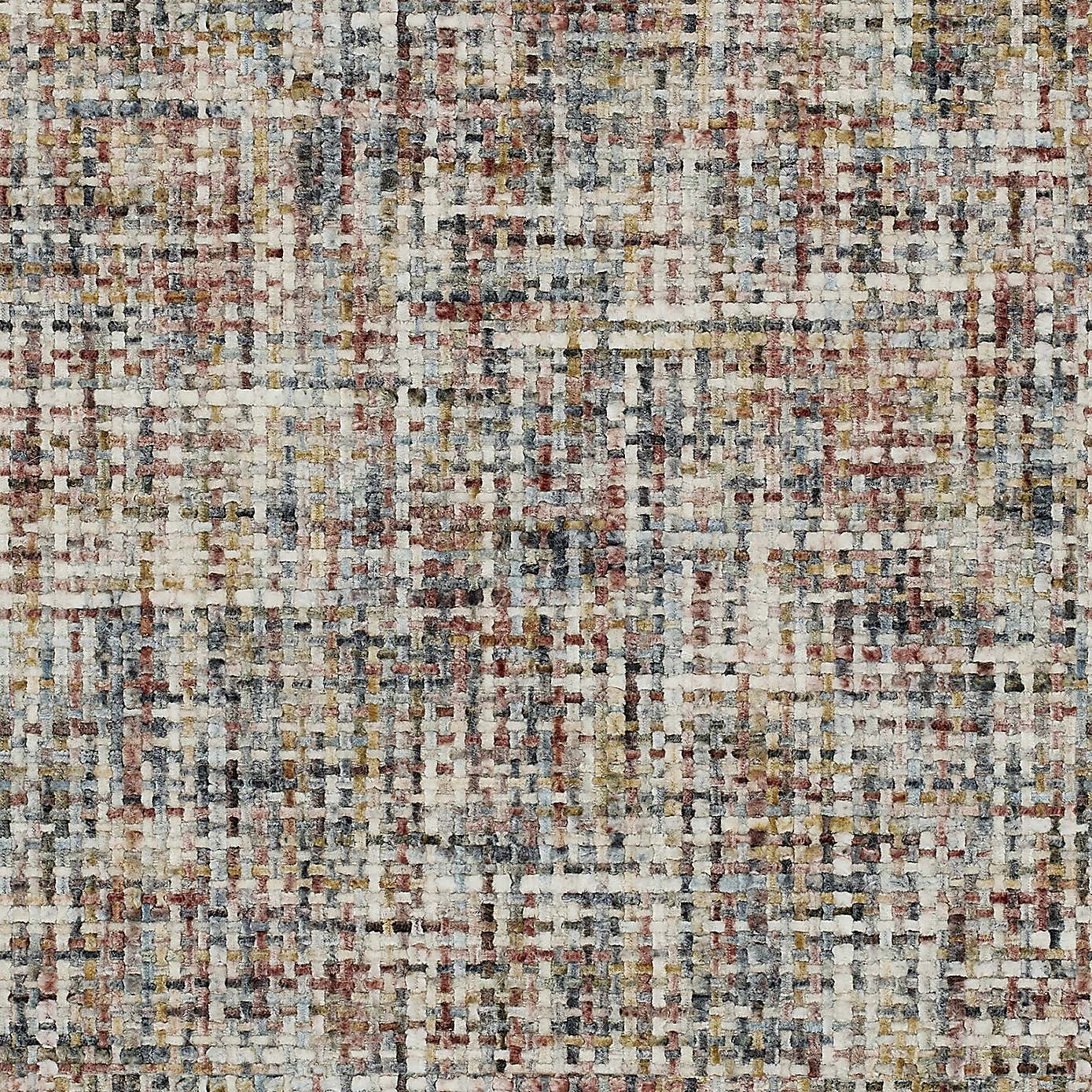 Carmen Chenille Curved Swivel Chair