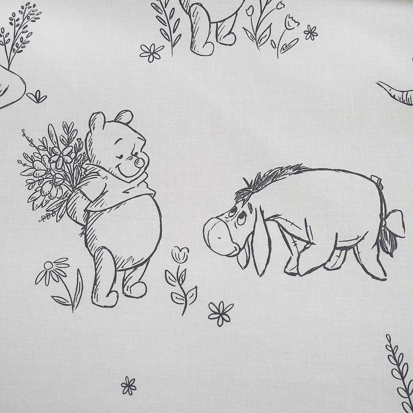 Disney Winnie the Pooh Natural Duvet Cover & Pillowcase Set