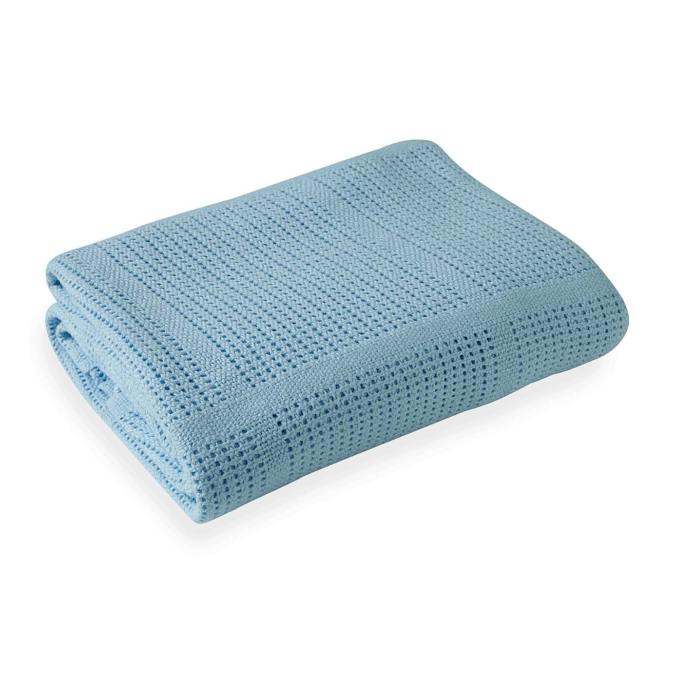 Clair de Lune Cot Size Cellular Cotton Blanket