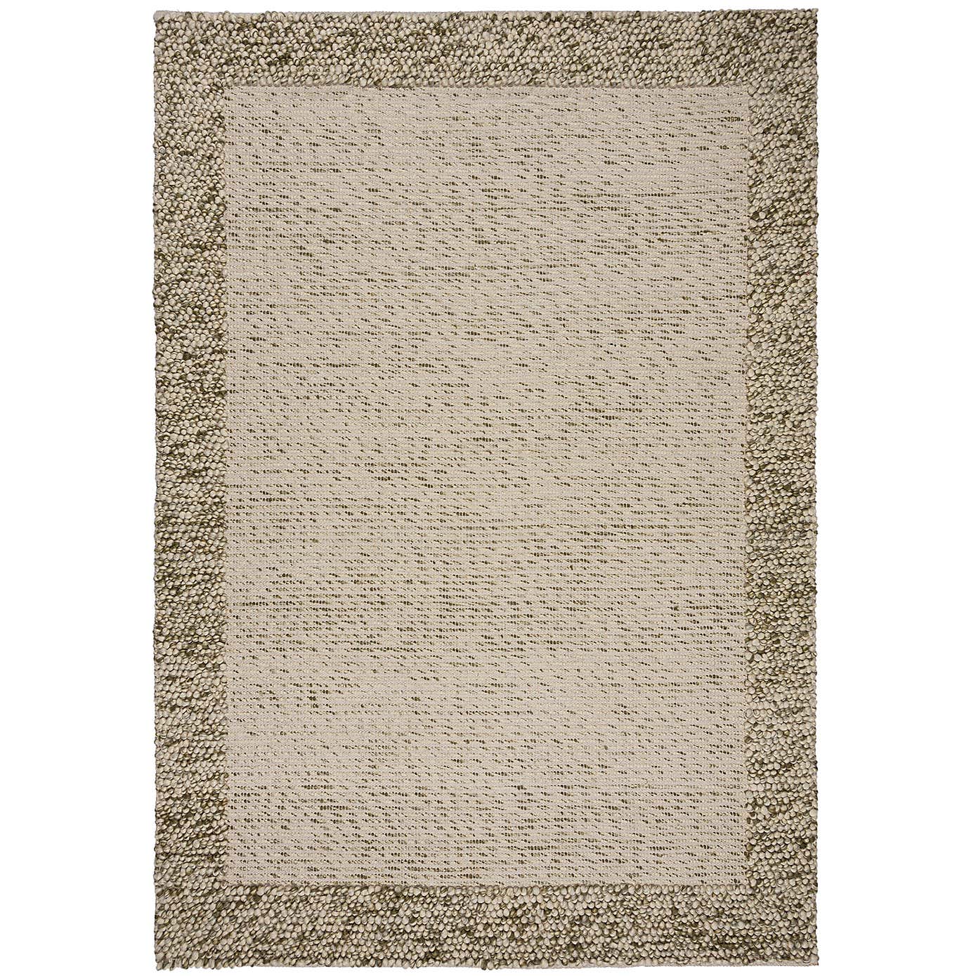 Pebble Wool Border Rug
