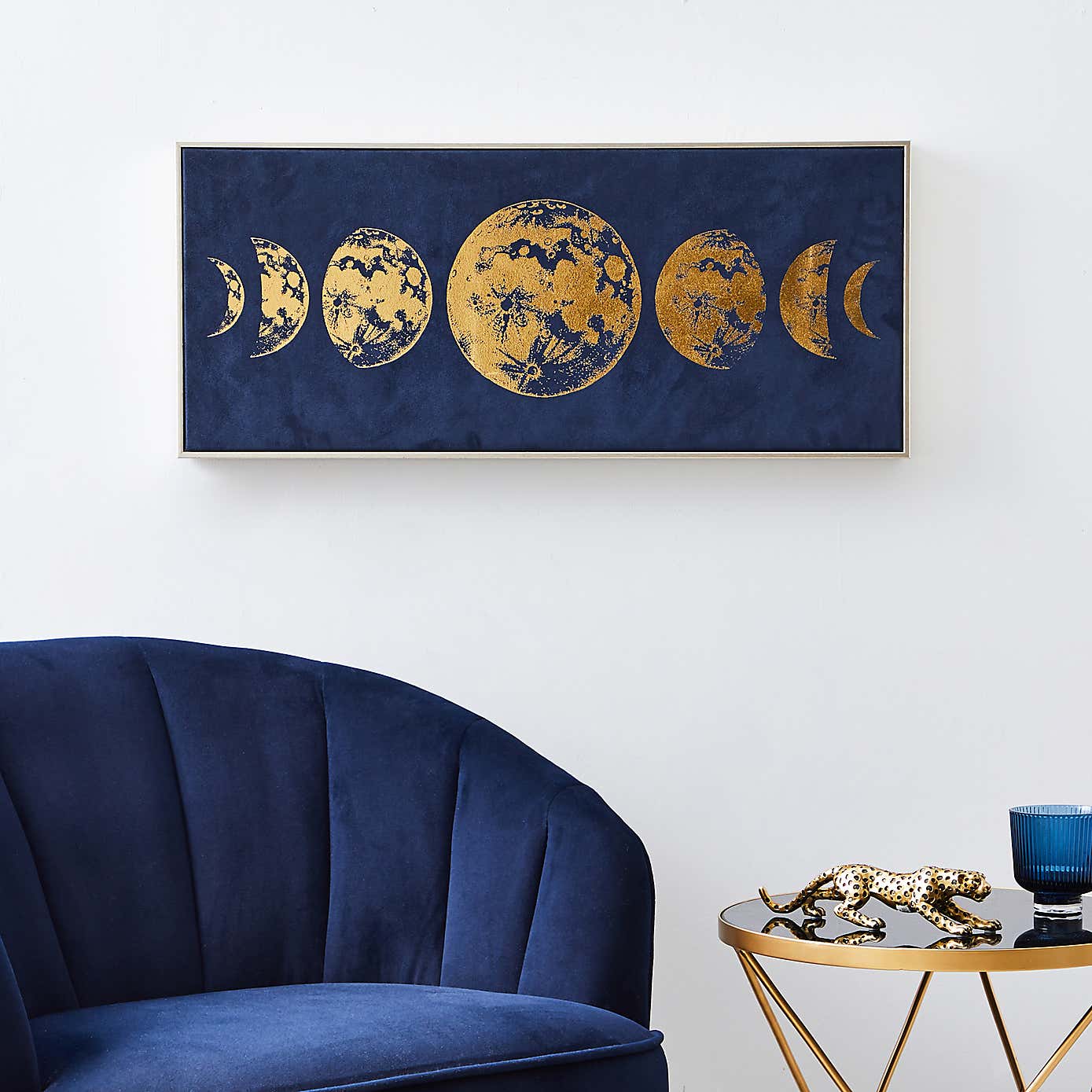Suede Moon Boxed Canvas