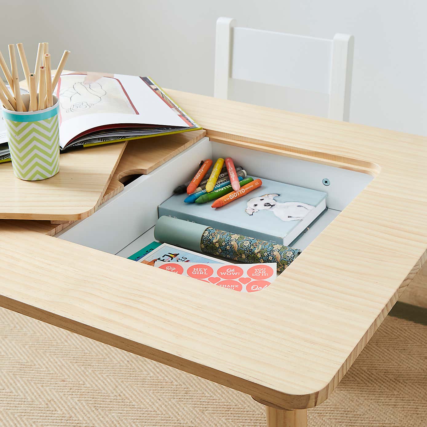 Kids Dora Play Table with Storage