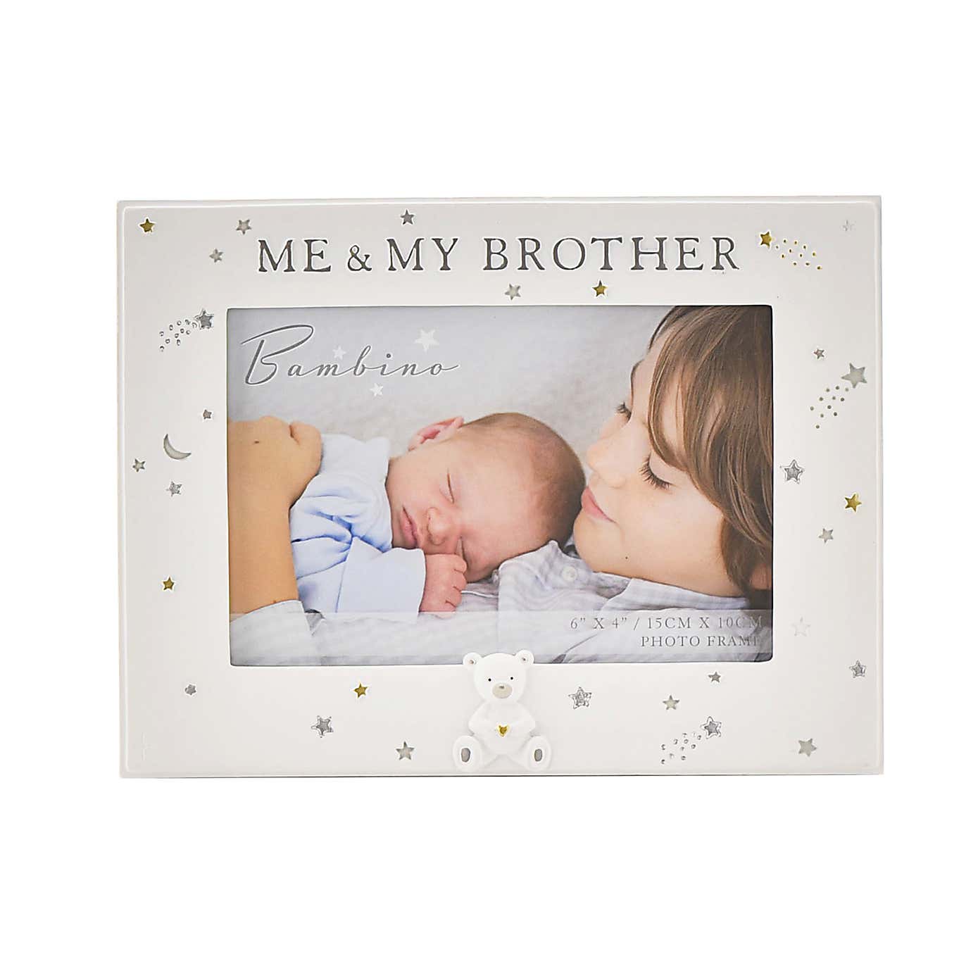 Bambino Resin Me & My Brother Photo Frame