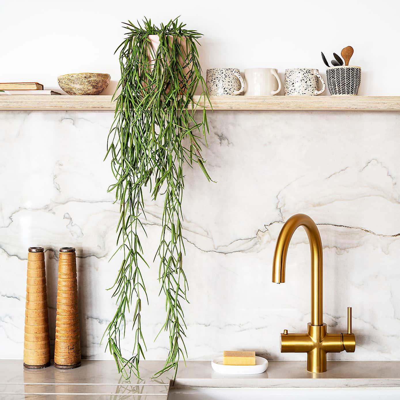 Artificial Hanging Hoya Linearis