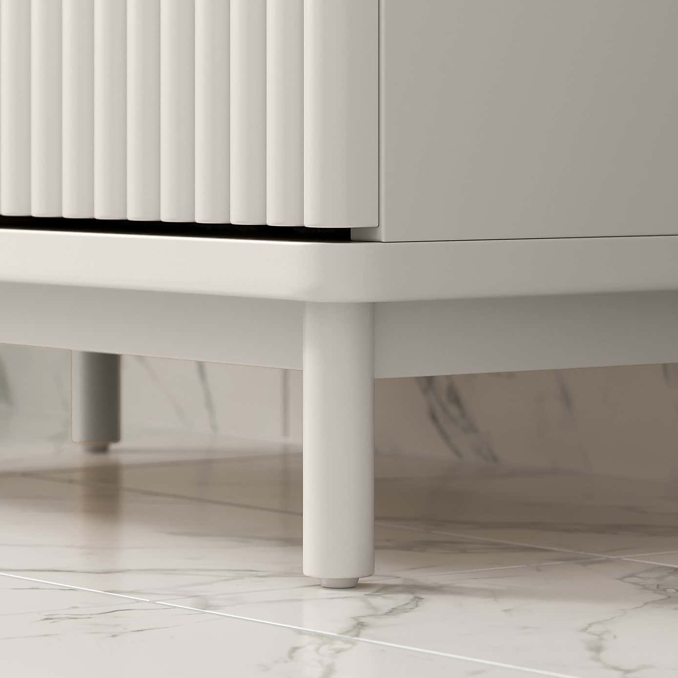 Elsie Tall Mirrored Bathroom Cabinet