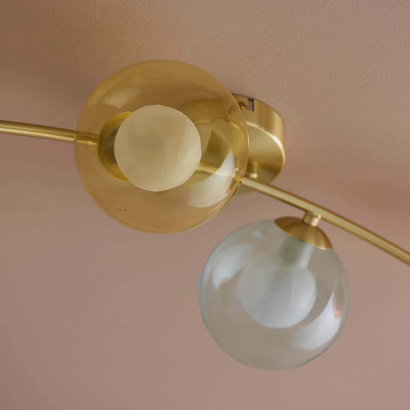 Eliza 4 Light Dimmable Semi Flush Ceiling Light