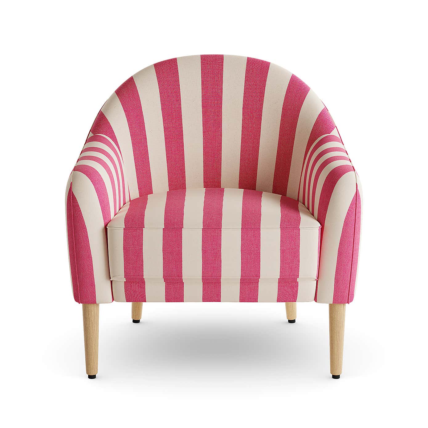 Kaspar Woven Stripe Tub Chair