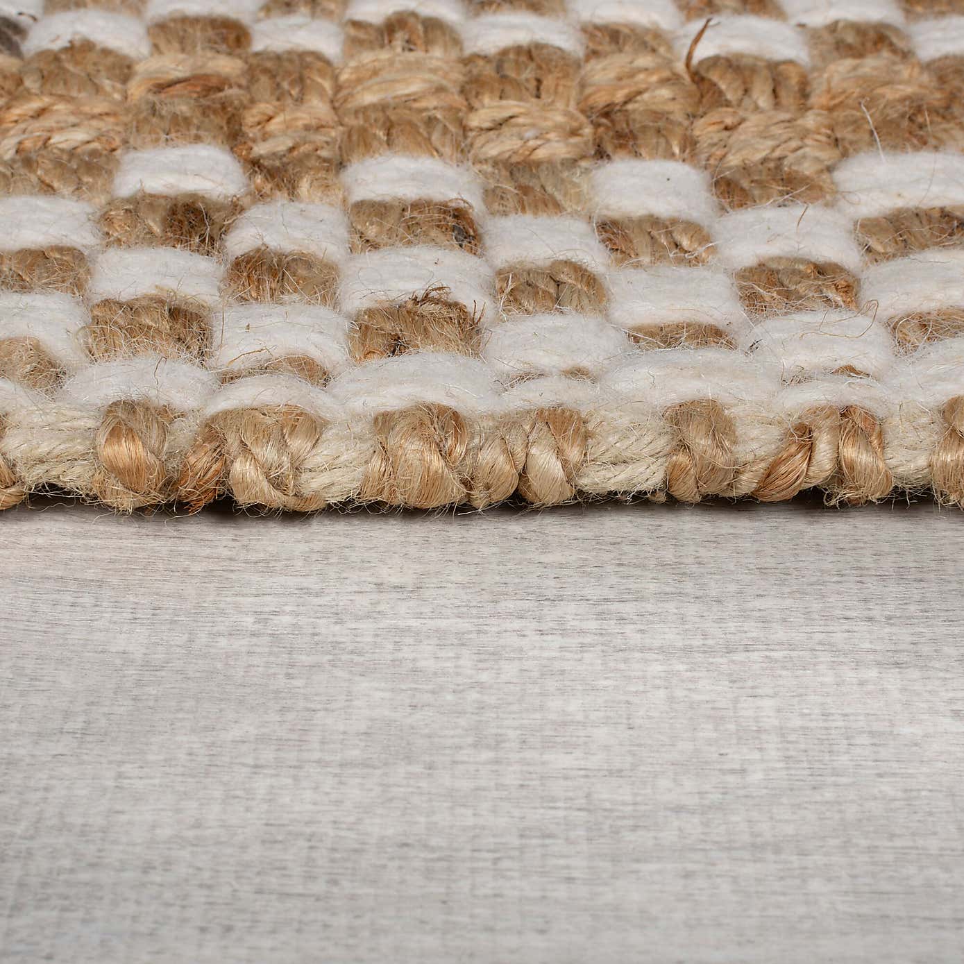 Jute Basketweave Runner