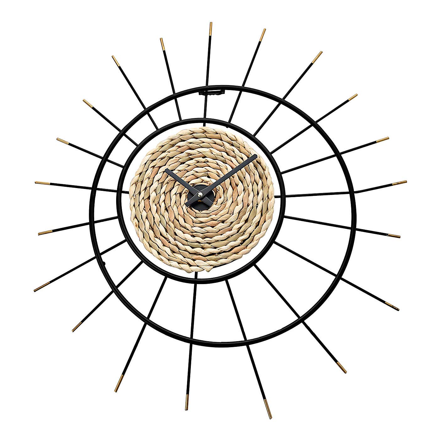 Hometime Rope Starburst Wall Clock