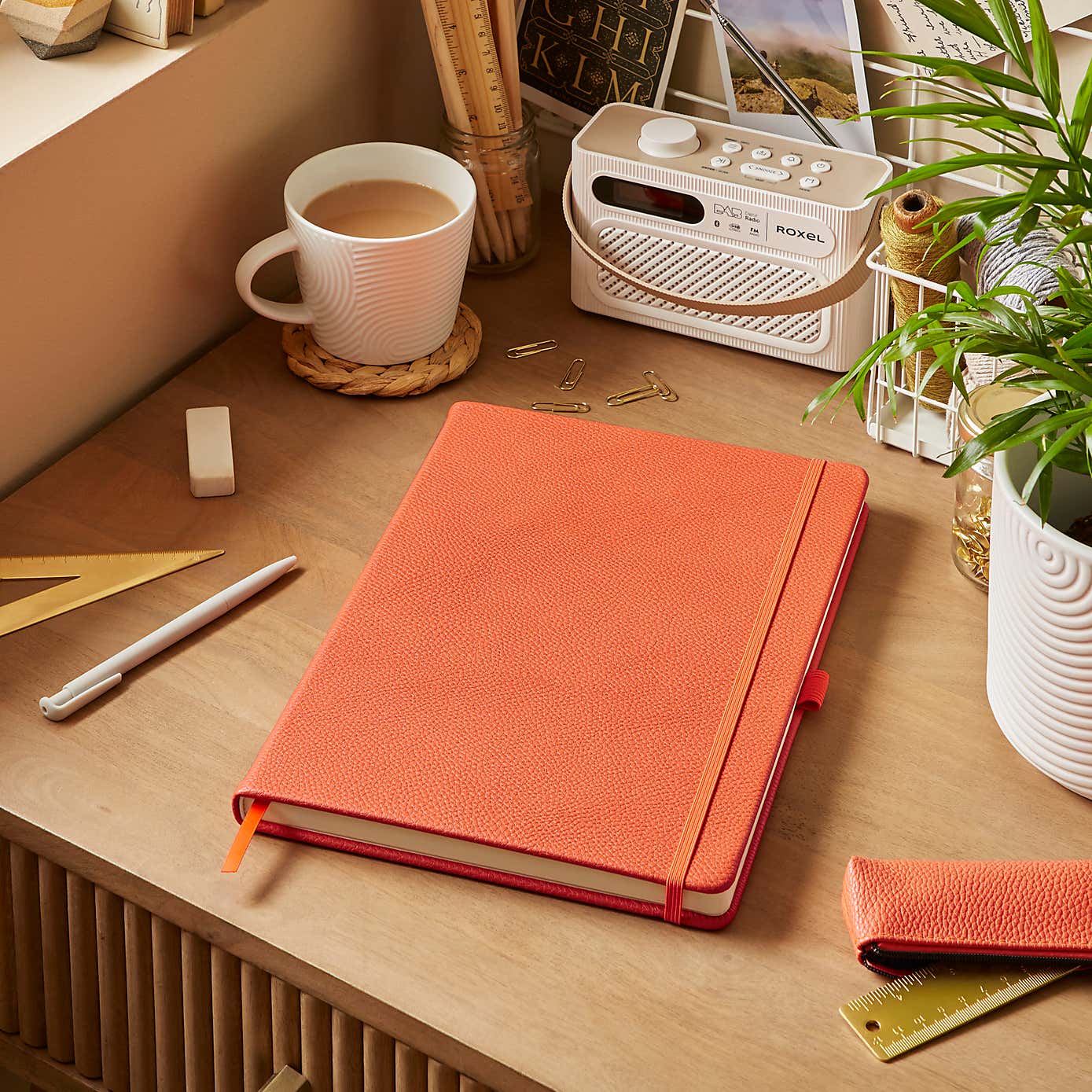 Waters and Noble Premium Faux Leather Notebook