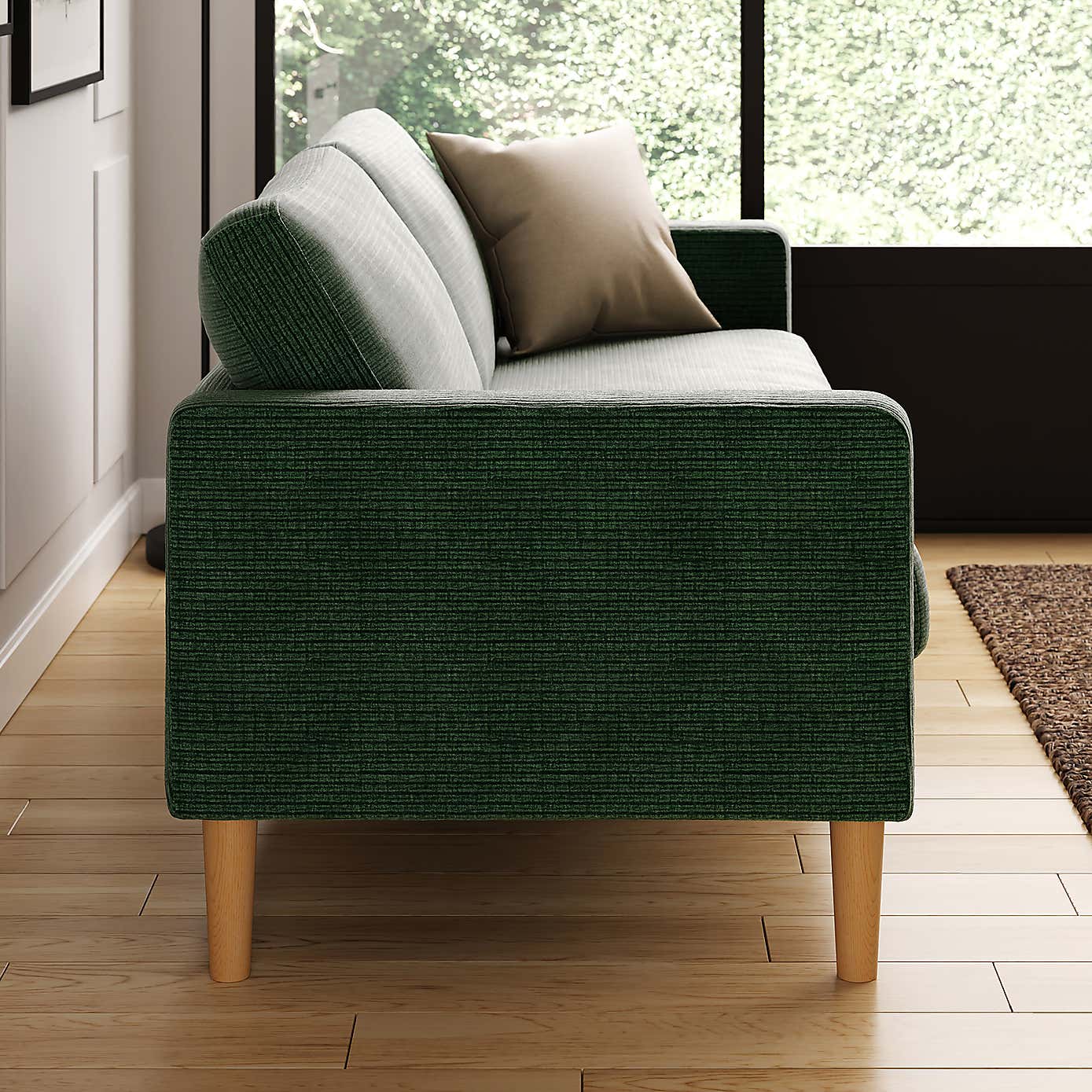 Jacob Cord 3 Seater Sofa