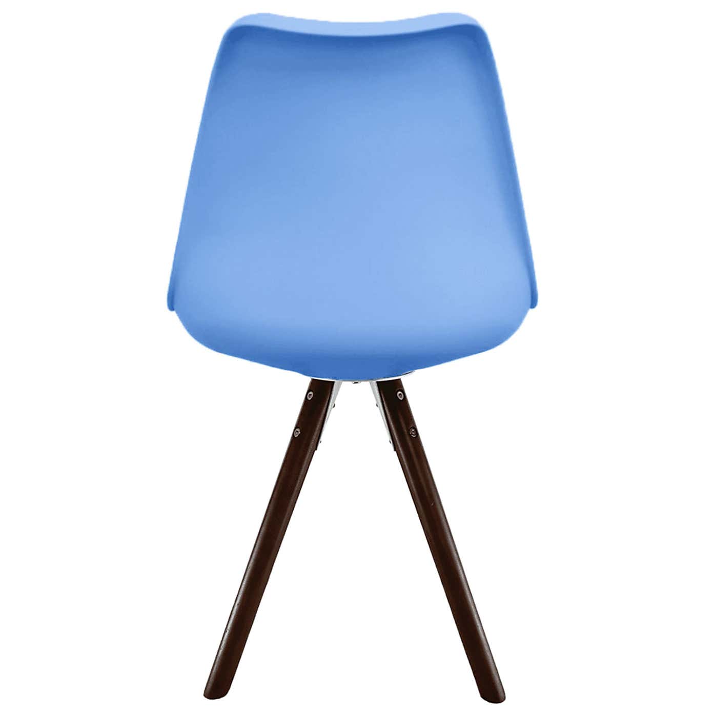 Fusion Living Soho Plastic Dining Chair with Pyramid Legs