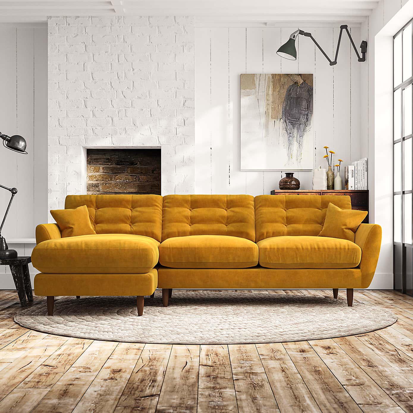 Anders 4 Seater Corner Chaise Sofa