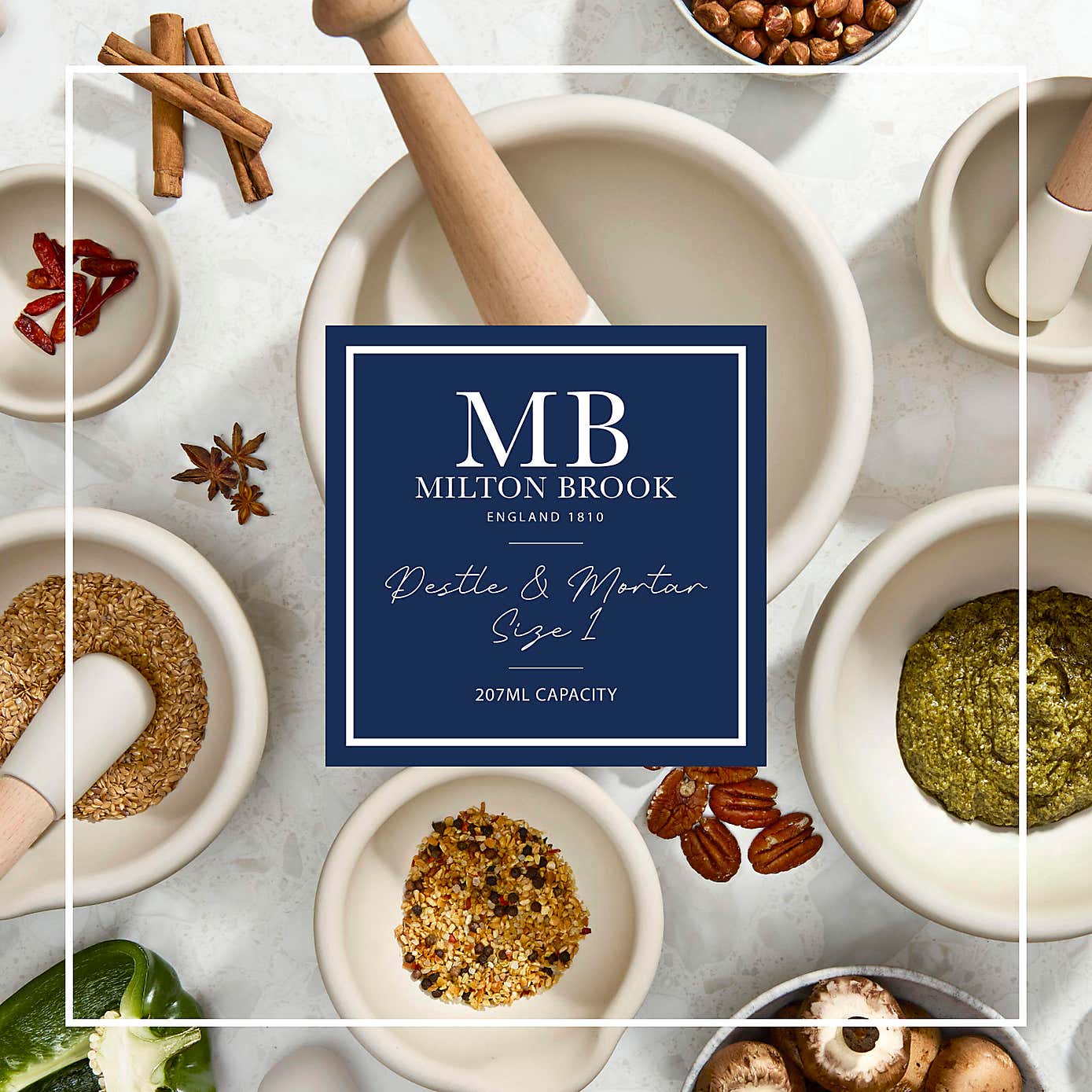 Milton Brook Mortar and Pestle Size 1