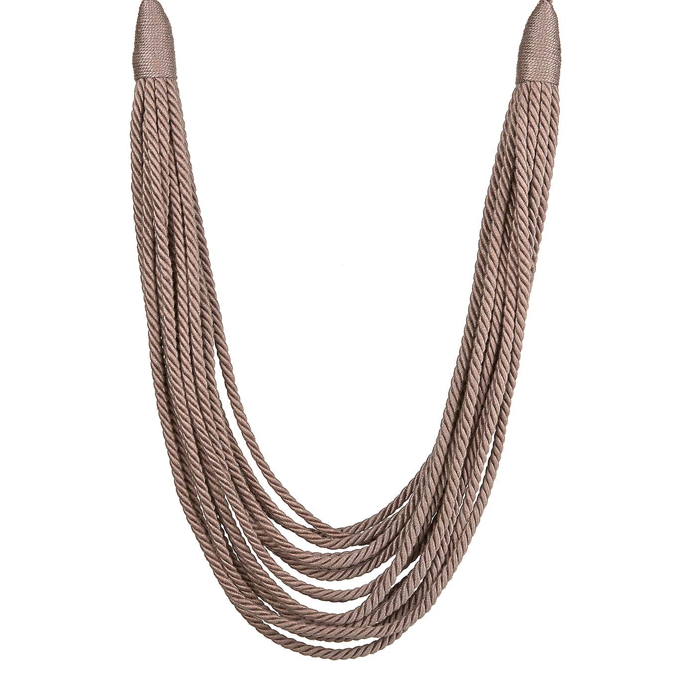 Multi Strand Rope Embrace Pair of Tiebacks