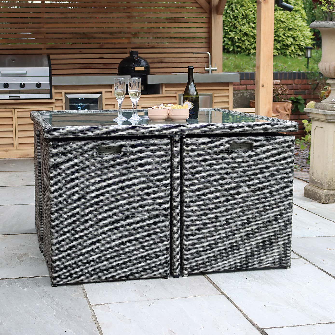 Paris 8 Seater Cube Dining Set