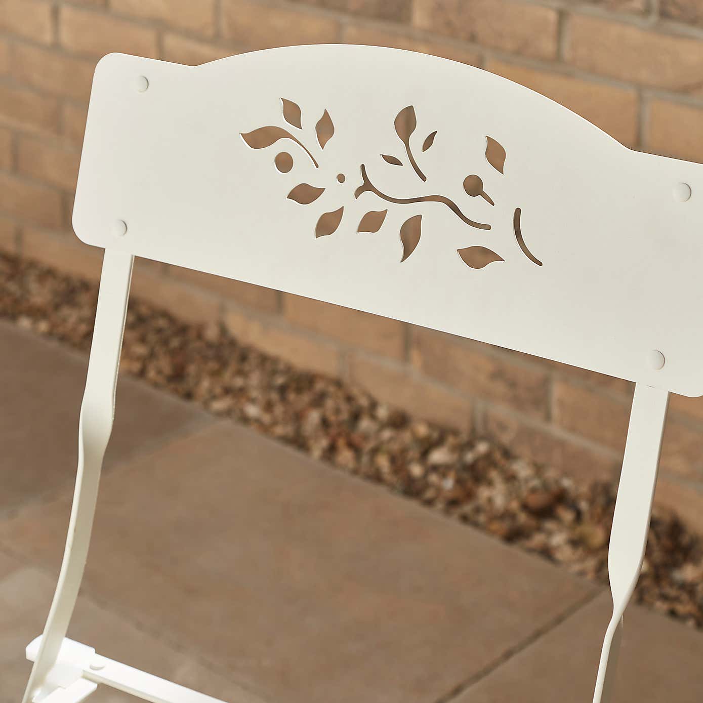 Churchgate 60cm Metal Bistro Set, Sandstone