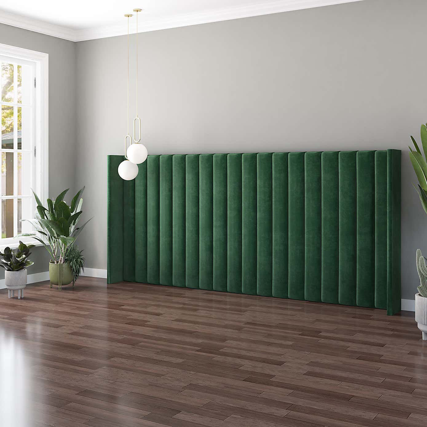 Grandeur Plush Velvet Headboard