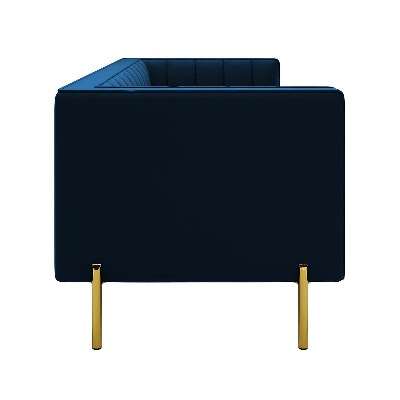 Bellamy Velvet 2 Seater Sofa - Grey