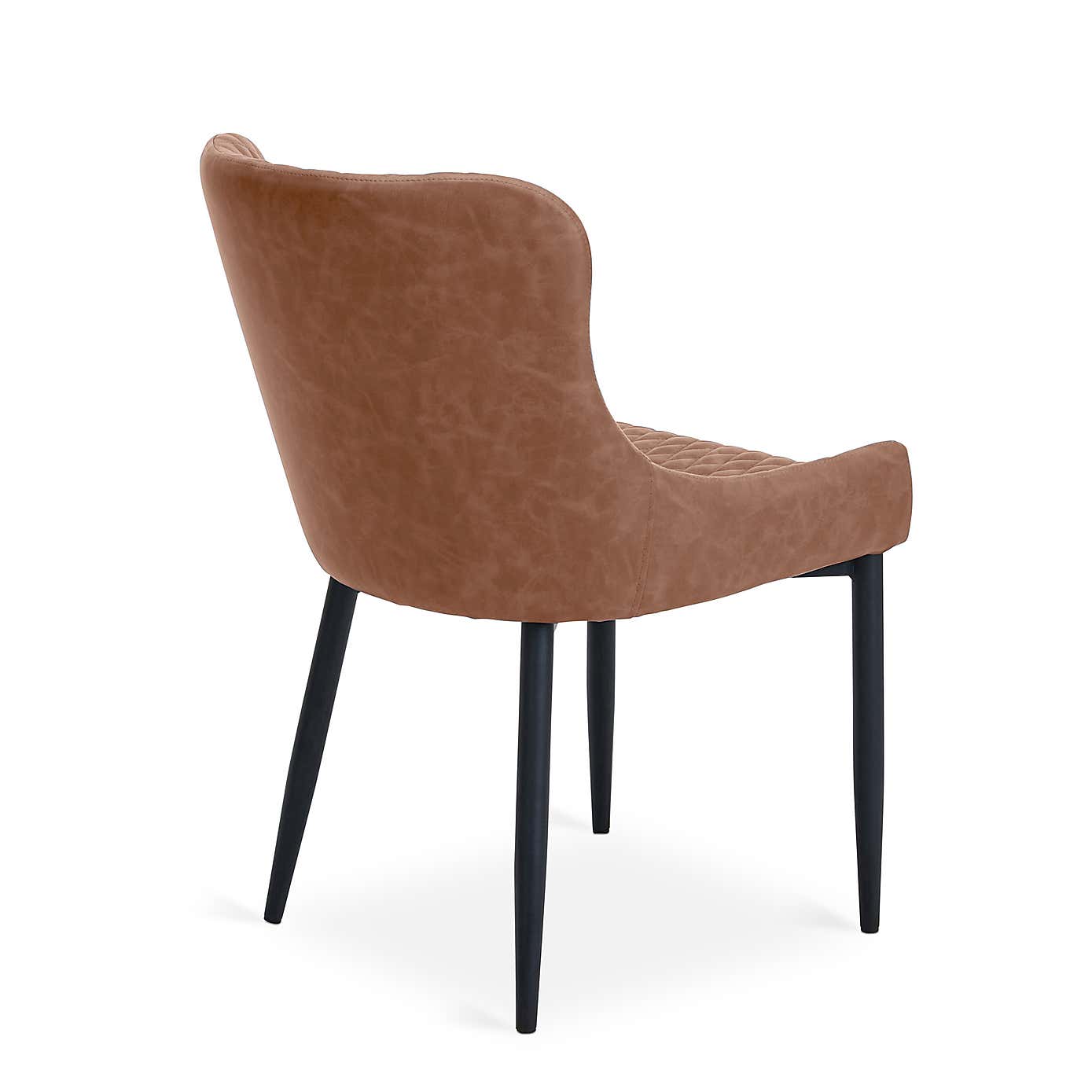 Set of 2 Montreal Dining Chairs, Faux Leather