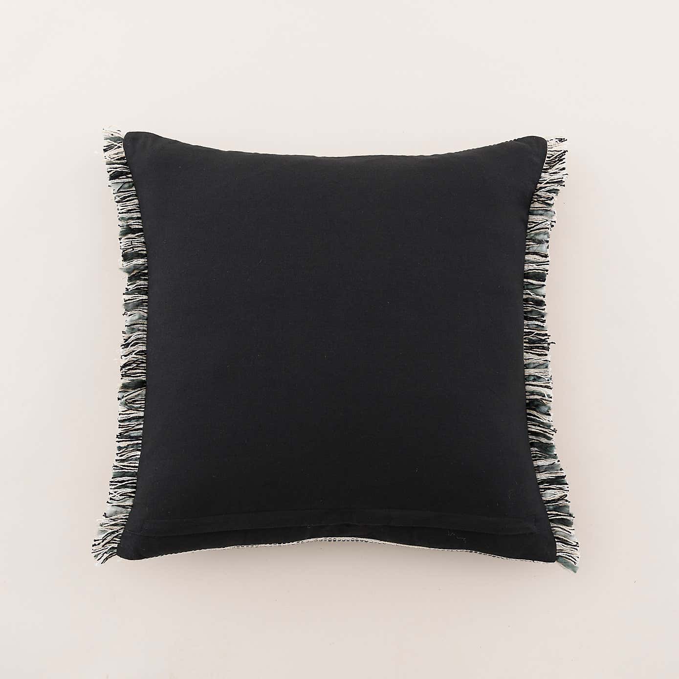 Ava Flat Weave Cotton Square Cushion