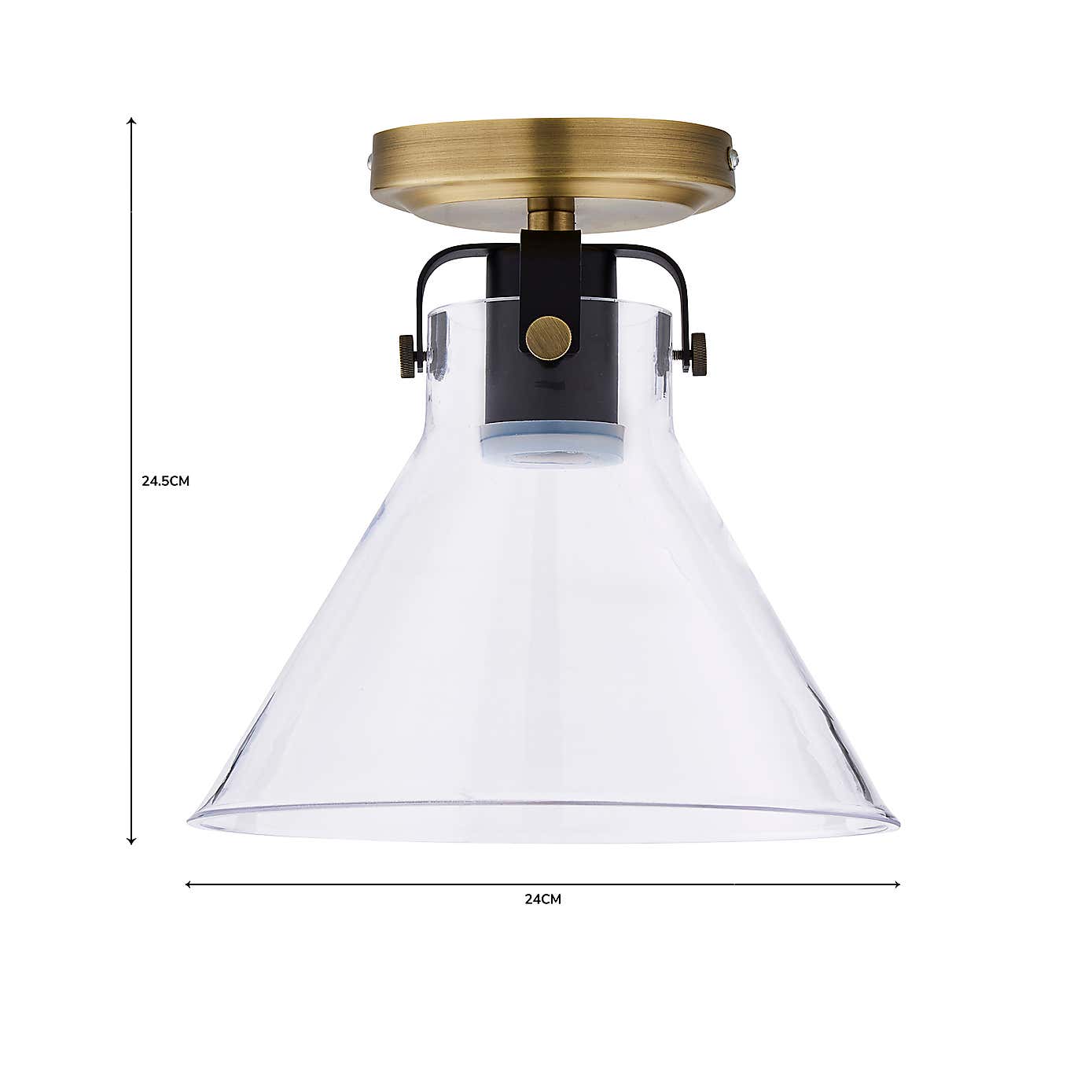 Paulson Bathroom Flush Fitting Antique Brass