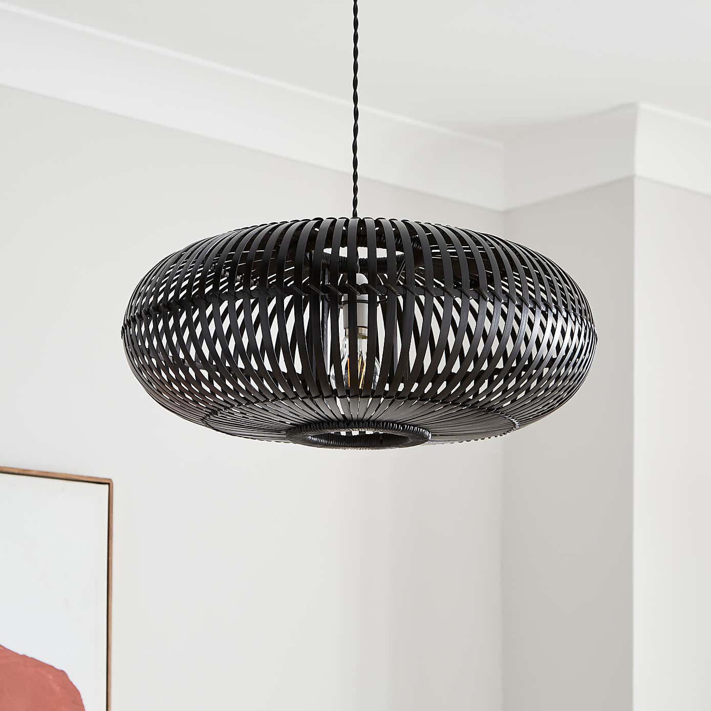 Abrielle Bamboo Easy Fit Pendant Shade