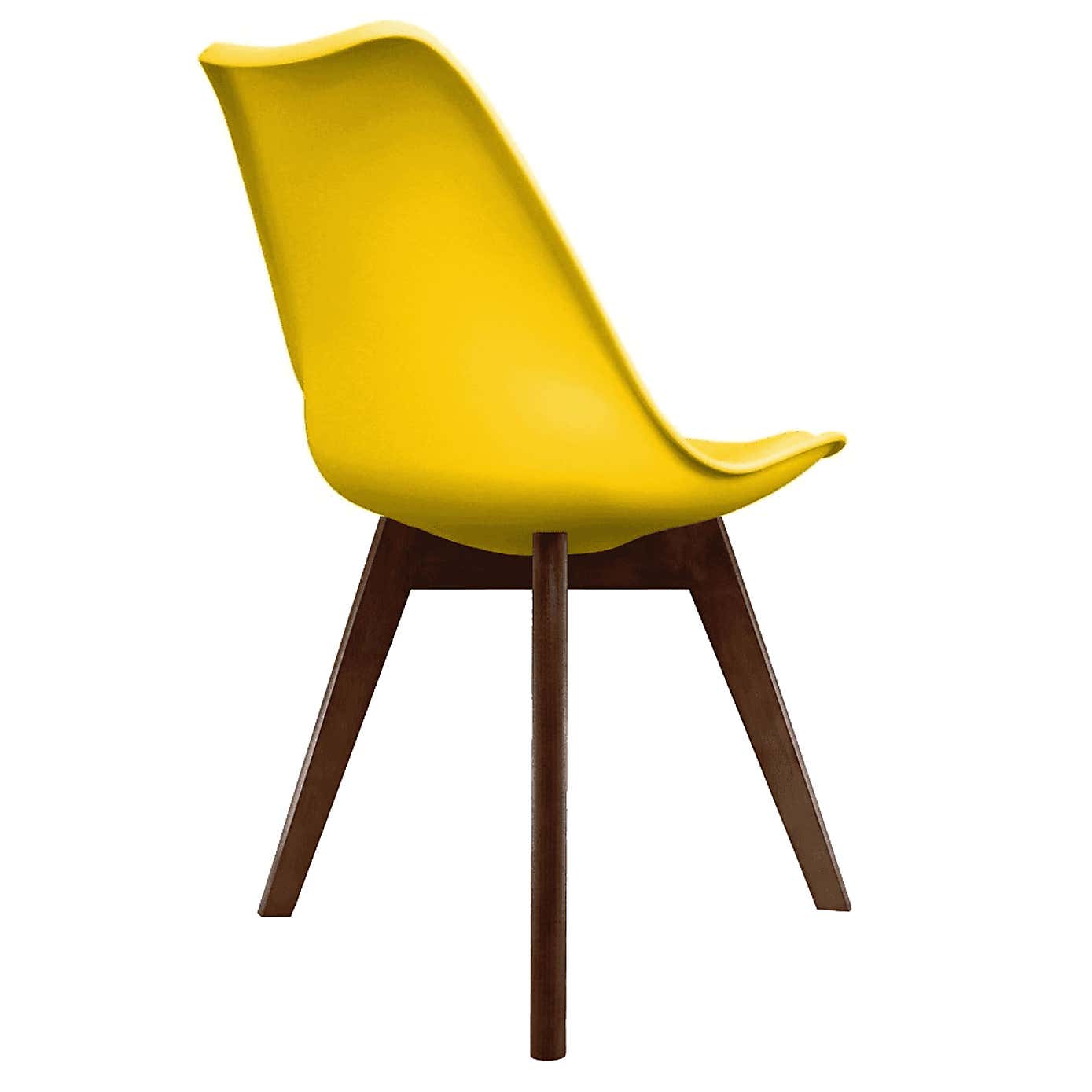Fusion Living Soho Plastic Dining Chair with Squared Legs