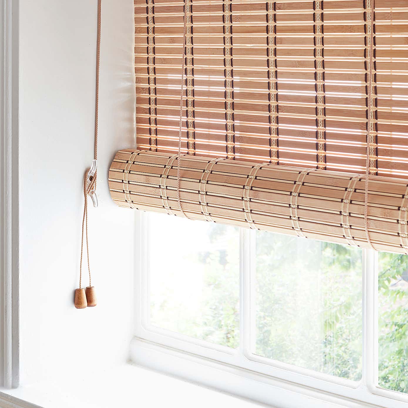 Bamboo Stripe Roller Blind