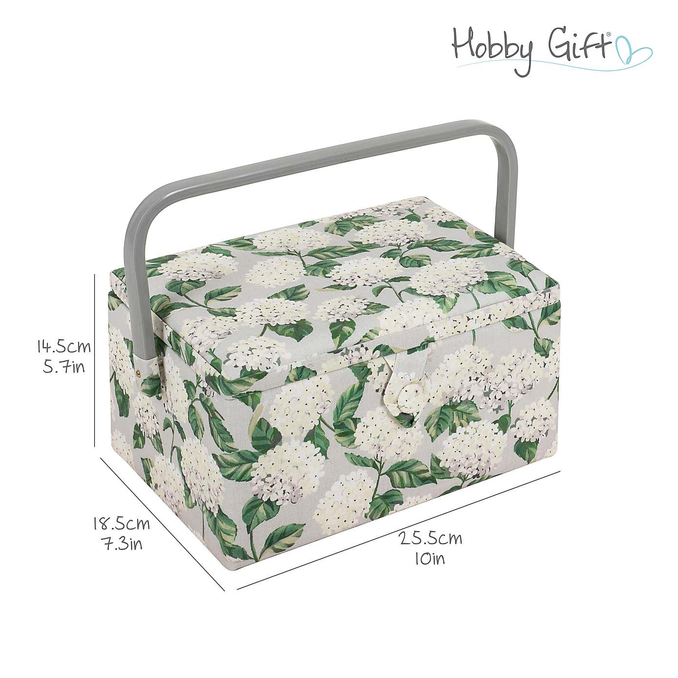 Hobby Gift Hydrangea Medium Sewing Basket