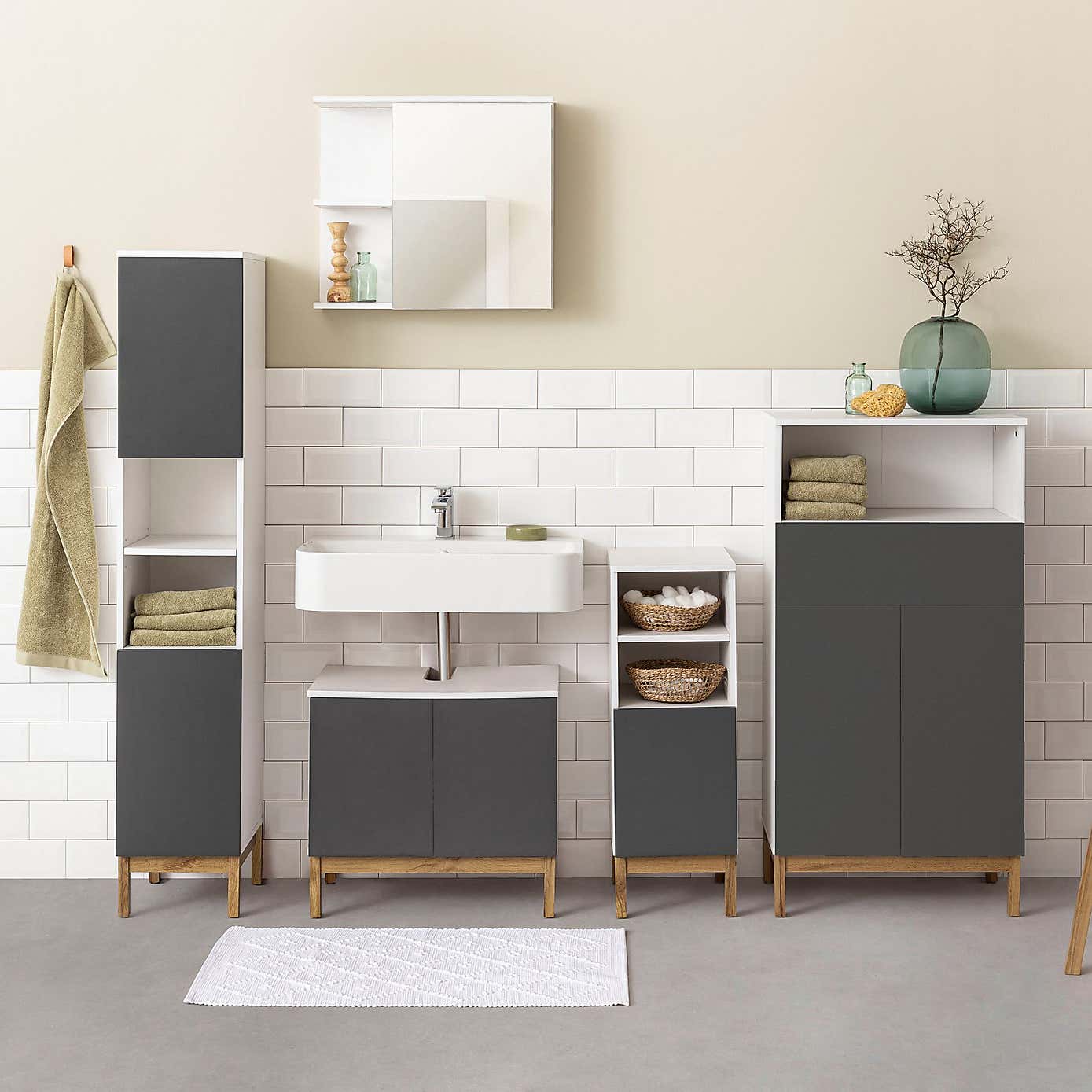 Odell Single Door Bathroom Cabinet