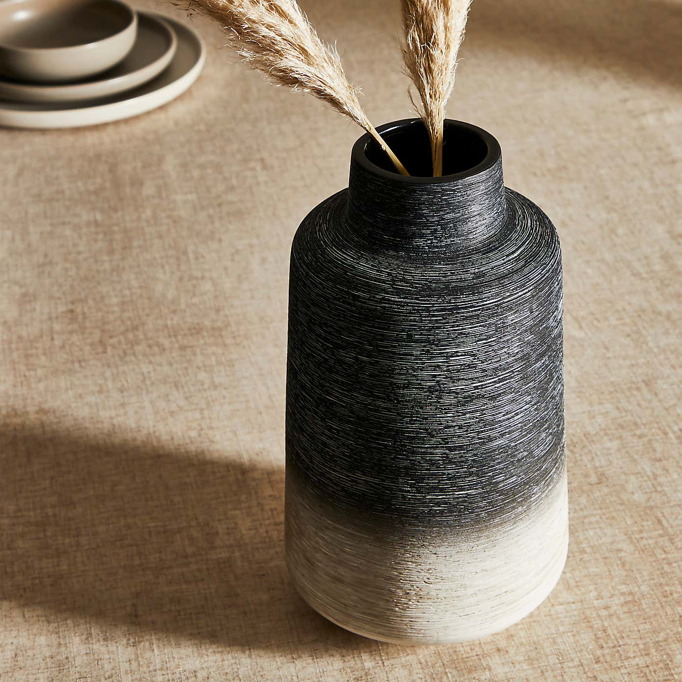 Ceramic Textured Mono Vase 30cm