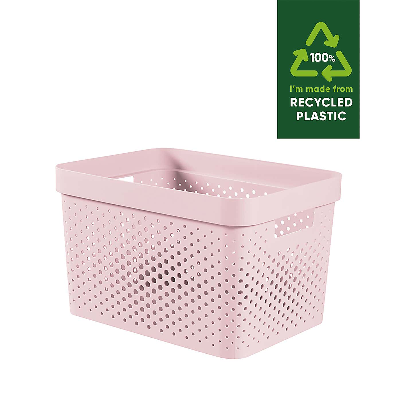 Curver Infinity 100% Recycled Plastic Storage Basket