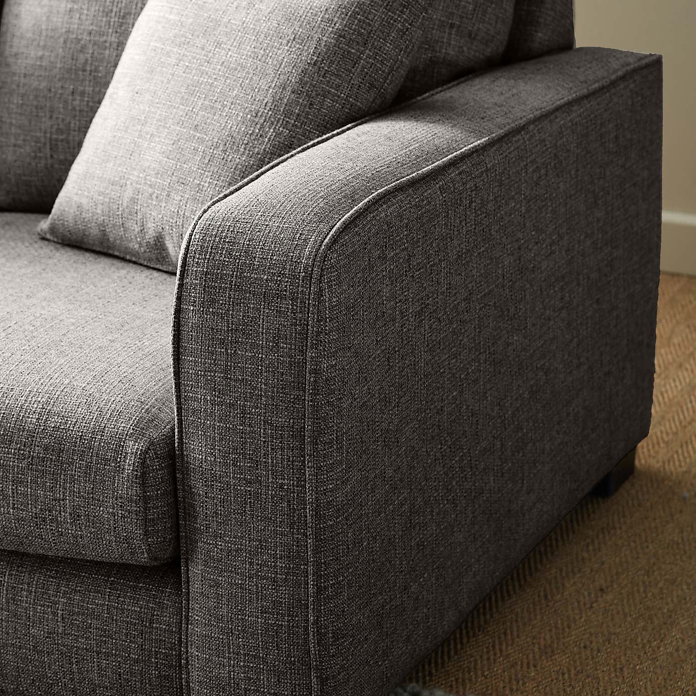 Carson Chunky Multi Weave Left Hand Corner Sofa