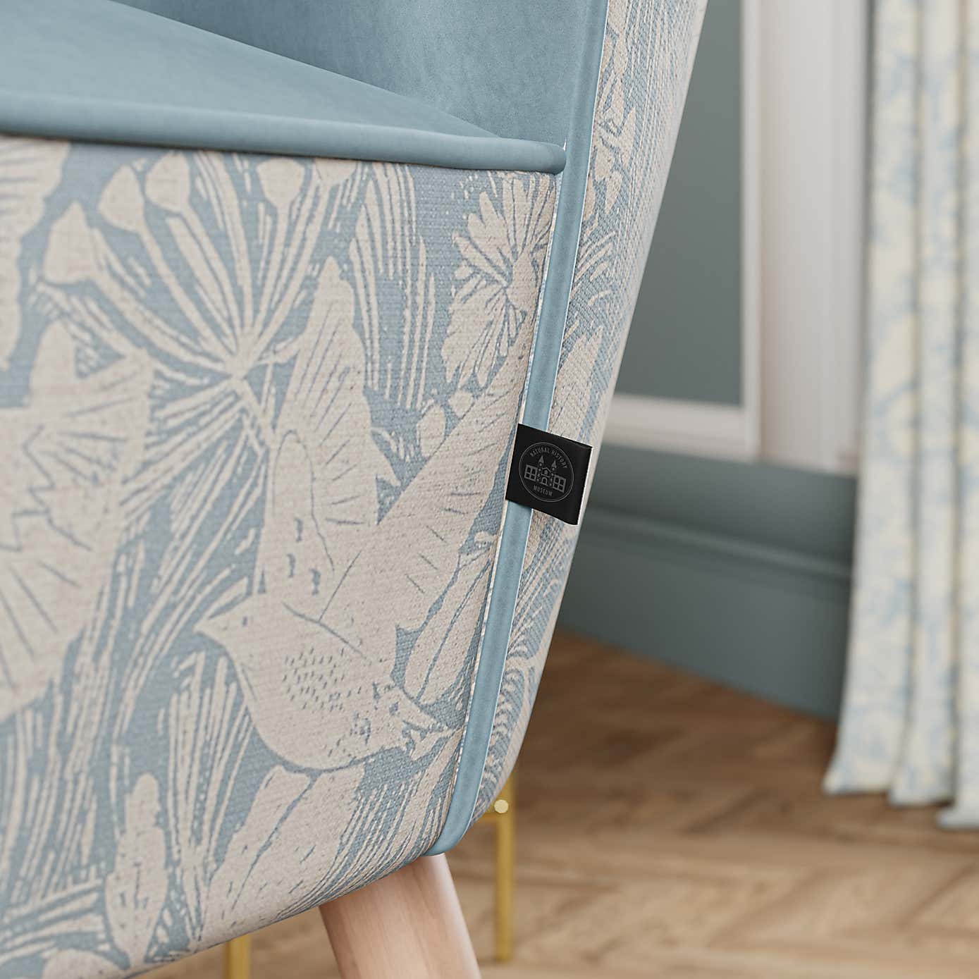 Eliza Wooden Arm Occasional Armchair