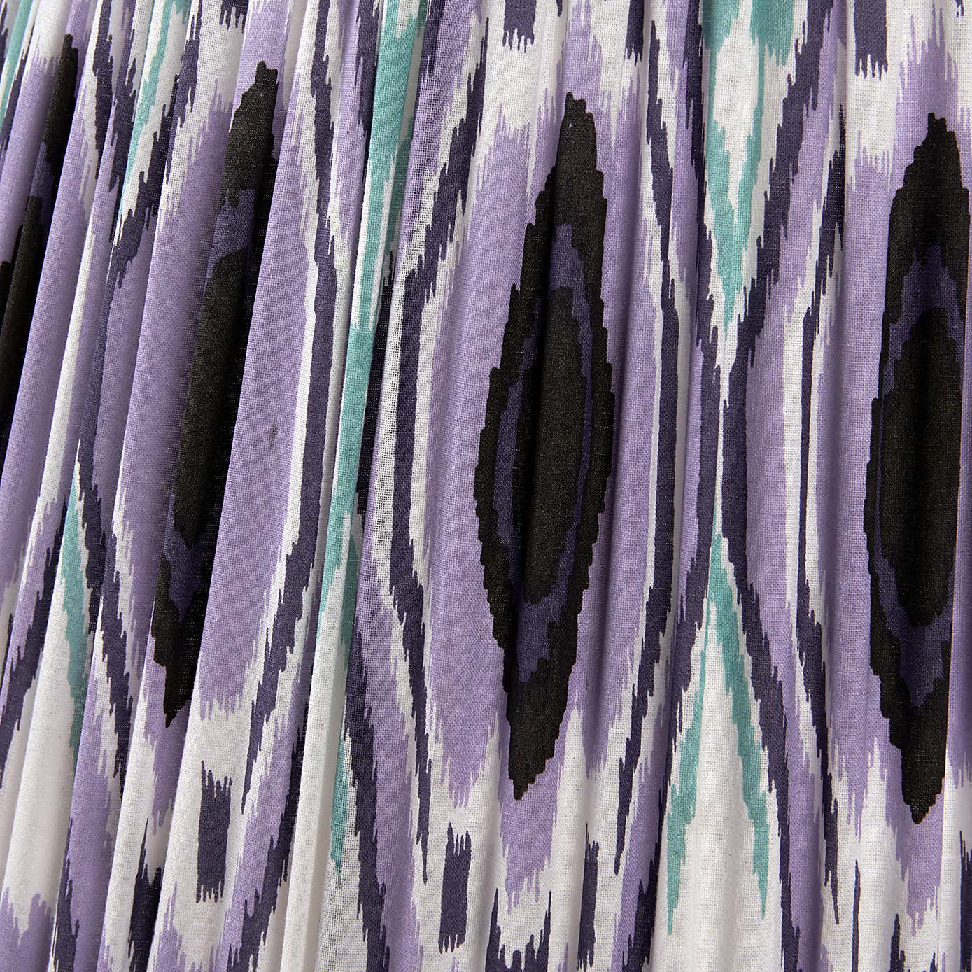 Izara Ikat Patterned Gathered Tapered Shade