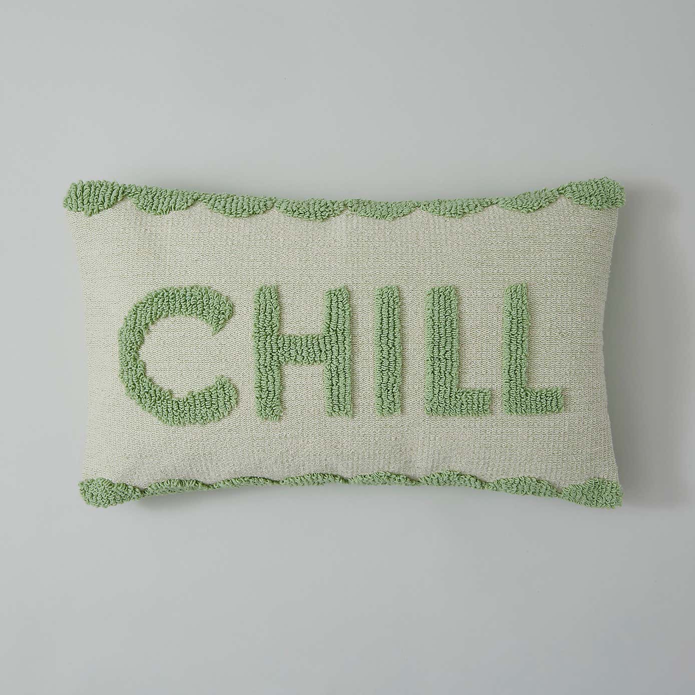 Chill Bright Slogan Cushion
