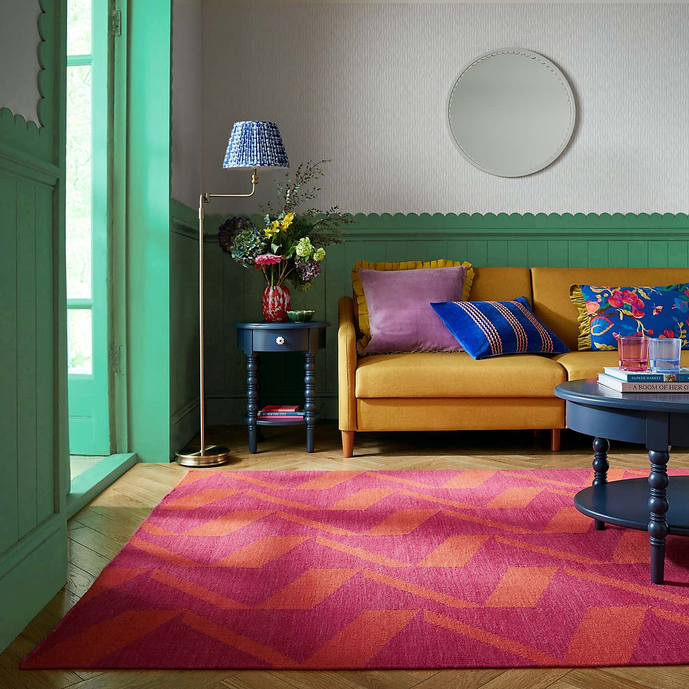 Sophie Robinson Zig Zag Wool Rug