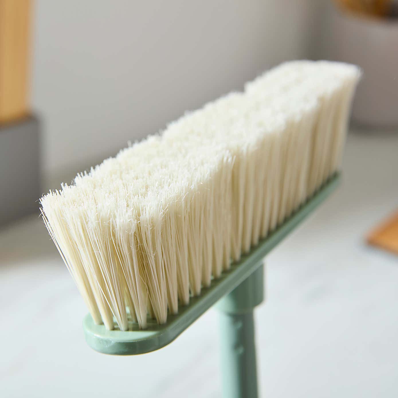 Compact Storage Floor Sweeping Brush Sage