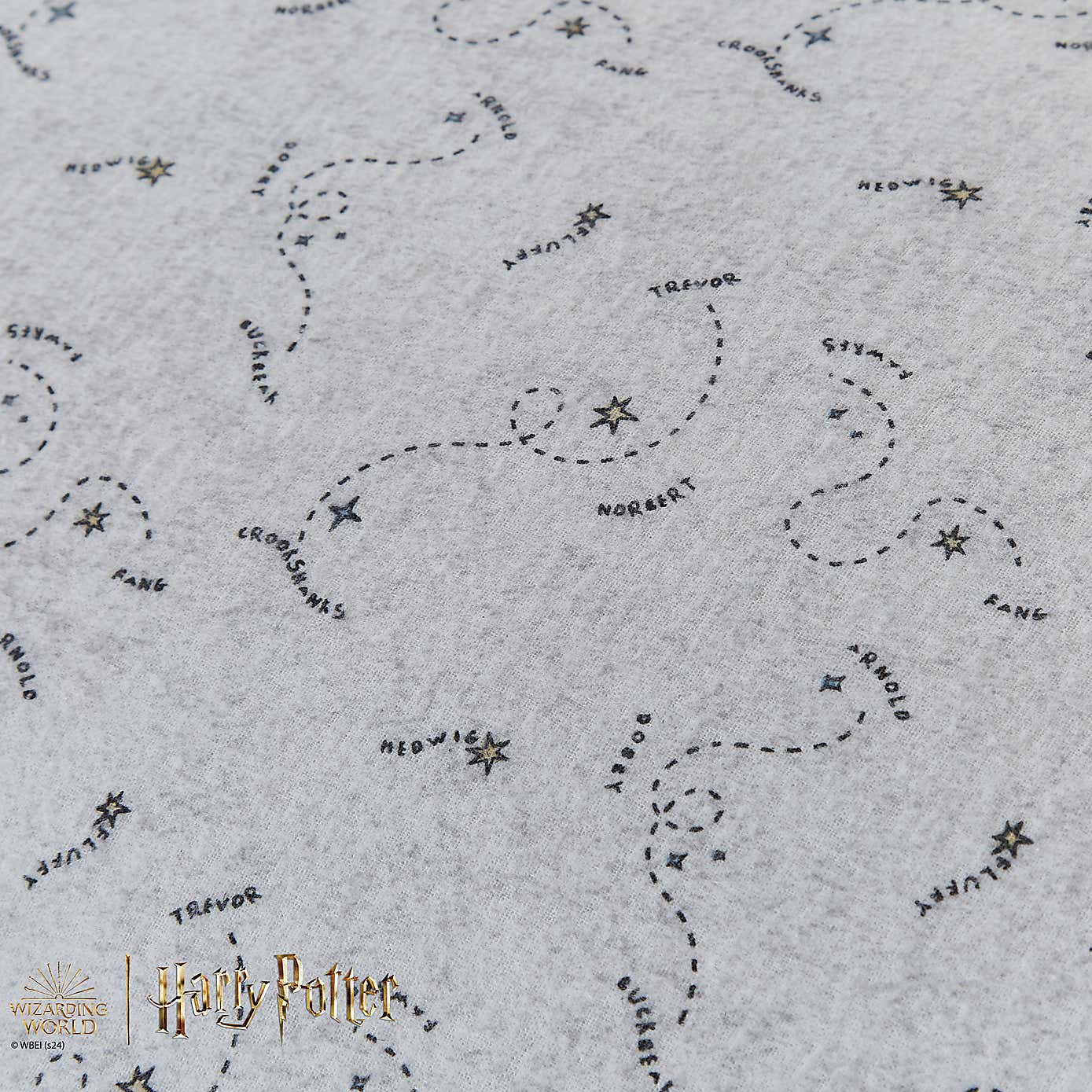 Harry Potter Brushed Cotton Duvet Cover and Pillowcase Set